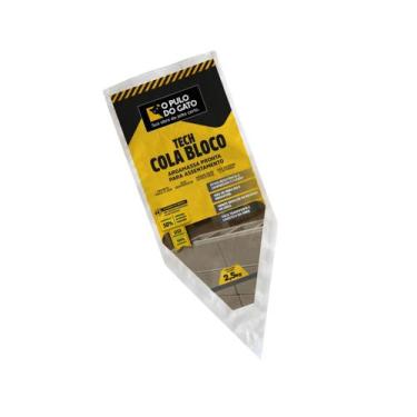 Imagem de Argamassa Líquida Tech Cola Bloco 2,5kg Assentar Tijolos Cerâmica E Bl