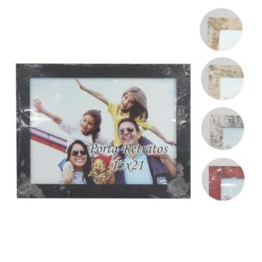 Imagem de Porta Retrato 15x21 Madeira Color - Tudo em Caixa