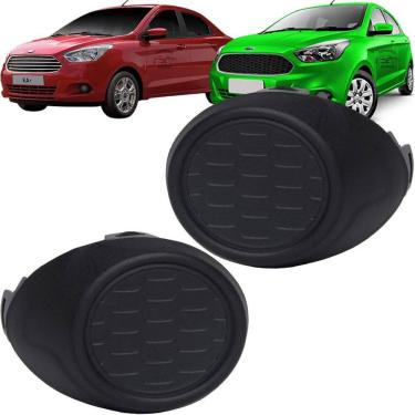 Imagem de Par Grade Farol Milha Moldura Ford Ka