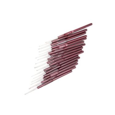 Imagem de Semme Aço Inoxidável Ultra Fine Lace Crochet Ganch Define a Ferramenta de Costura DIY de tricô para Entusiastas de tricô