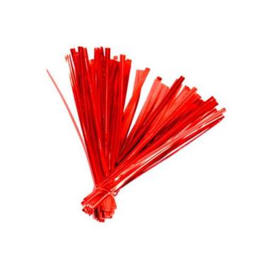 Imagem de Lacre Metal Vermelho 11cmx4mm C/100 Silver