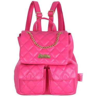 Imagem de Bolsa Mochila De Costas E Mão Feminina Juvenil Barbie Casual - Luxcel