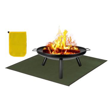 Imagem de Tapete para churrasqueira | Tapete de fogueira à prova de fogo para churrasco - de piso portátil, acessórios de fogão para grama, quintal, gramado, piquenique, caminhadas, , acampamento