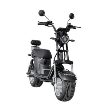 Imagem de Bicicleta elétrica scooter WX11 sem CNH 2 lugares - Wehawk, Preto carb