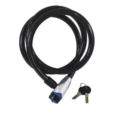 Imagem de Cadeado Cabo Aço Trava Estepe Doblo Idea Strada Ecosport - Steel Max