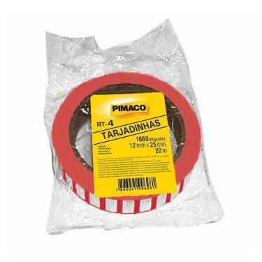 Imagem de Etiqueta para preço RT4 20m tarjadinhas - Pimaco