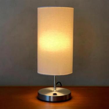 Imagem de Abajur Luminárias De Mesa Clássico Redondo Com Interruptor Bivolt Com 