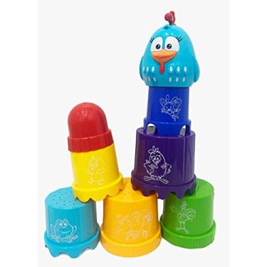 Imagem de Galinha Pintadinha - Copo De Banhos Empilhaveis - Yestoys