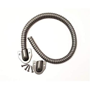 Imagem de Argola blindada | Transferência de energia | Portas de saída comercial elétricas | Segurança da porta | Conduta de fio de porta com alarme | 45,72 cm | Diâmetro de 0,95 cm | Tuff Strike, Aluminum