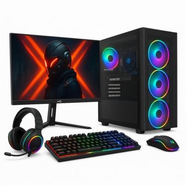 Imagem de Pc Gamer 3green, Intel I5 12400F, 32GB DDR4, Geforce RTX 3050, 512GB M.2, Monitor Gamer 24" 180hz 1ms Preto 3G32GB-39
