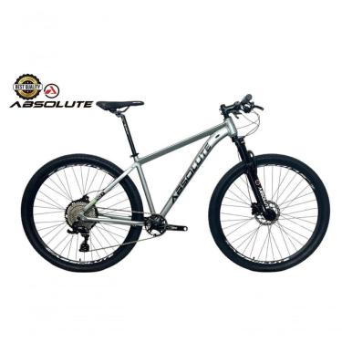 Imagem de Bicicleta Aro 29 Nero 5 Peças Inteira Absolute 12v Garfo Trava K7 11-52 Freio A Disco Hidráulico Cinza Tam.15
