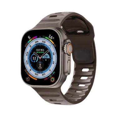 Imagem de Pulseira De Silicone Esportiva De 49mm 45mm 40mm 44mm 42mm 41mm 38mm P