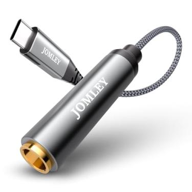 Imagem de JOMLEY Adaptador de áudio USB-C para TRS de 1/4 polegada, 6,35 mm fêmea para USB tipo C, cabo adaptador de fone de ouvido para amplificadores, smartphones, laptops - 30 cm