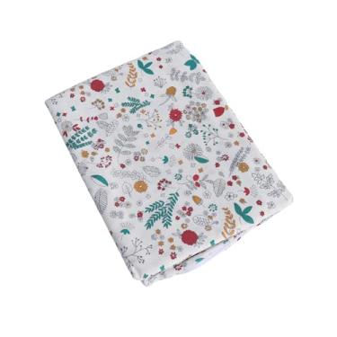 Imagem de Fronha branca Queen Size para cabelo e pele com estampa botânica de algodão e protetores de travesseiro com zíper oculto