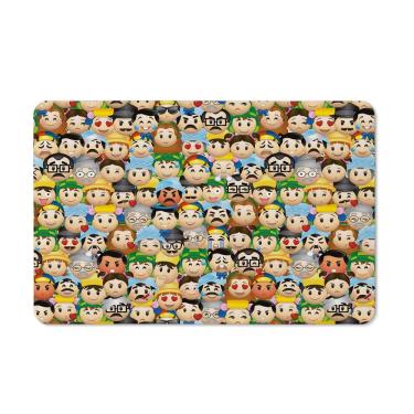 Imagem de Tapete de Tecido Licenciado CHAVES - Emojis Turma