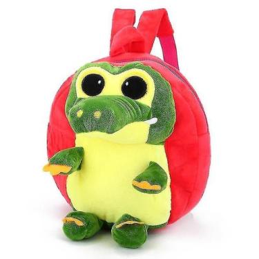 Imagem de Mochilas vermelho vermelho bolsa de ombro infantil pequena mochila de 