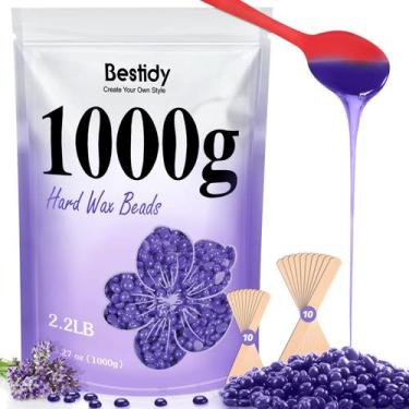 Imagem de Wax Beads Bestidy 1000g ensacado para depilação em todo o corpo