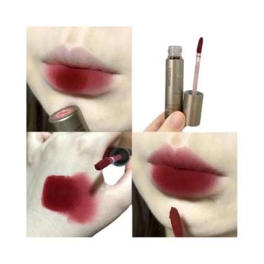 Imagem de Batom Líquido Matte À Prova d'Água Velvet Gloss Não Gruda E À Prova De