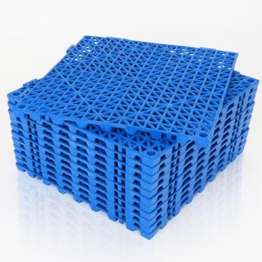 Imagem de Telhas de drenagem DLYYPLUS, modulares, interligadas, 30x30cm, 12 unid