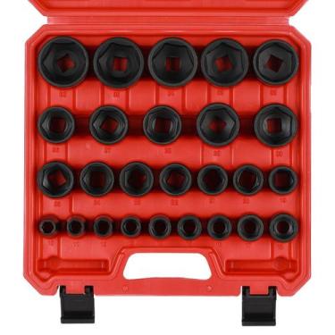 Imagem de Conjunto de soquetes CASOMAN 1/2" Drive 26 peças métricas 10-36 mm