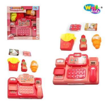Imagem de Caixa registradora magic comidinhas brincando de comprinhas - Útil Fer
