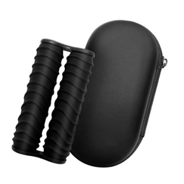 Imagem de oshhni Mini rolo portátil para massagem nas mãos, brinquedo portátil para melhorar a concentração e a descompressão, brinquedo inquieto para escritório, Onda Negra