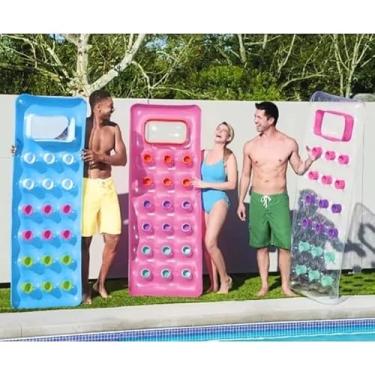 Imagem de ColchãO InfláVel Bronzeador 1.75m | Boia Para Piscina E Praia | Esteira Flutuante Adulto