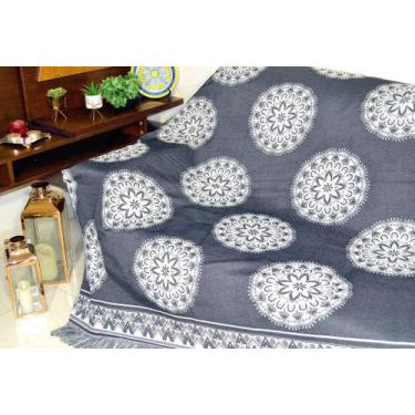 Imagem de Manta de Sofá Jacquard Rústico Dupla Face - Celine - Arte & Tear