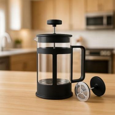 Imagem de Prensa Francesa 300ml Vidro Café Expresso Filtro Aço Inox