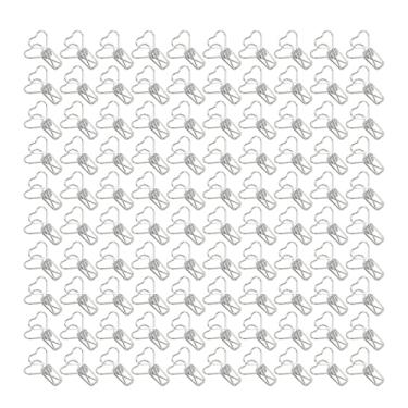 Imagem de Zerodis Grampos de Pasta Clipes de Pasta de Ferro de Metal para Material de Escritório de Uso de Escritório e Escola (Prata)