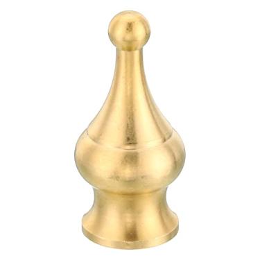 Imagem de M10 Thread Lamp Finial Cap Knob, Brass Lamp Shade Harp Top Screw Caps Decoração Luminária para Candeeiros de Mesa Lâmpadas de Chão 22x45mm