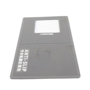 Imagem de AUNMAS Tapete de Reparo, Tapete de Trabalho Antiderrapante, Tamanho Grande, Limpeza Rápida, Amplas Aplicações Com Design de Grade Flexível, Bom Material para Reparo de Eletrônicos