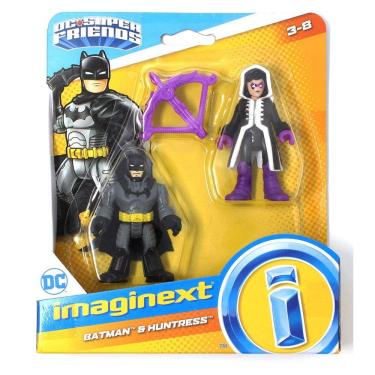 Imagem de Imaginext Dc Super Friends Batman E Caçadora - Fisher Price