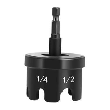 Imagem de IEUDNS Adaptador de Furadeira Tipo Zíper para Porcas, Prático E Econômico em Termos de Tempo E Energia, para Furos de 1/4", 3/8" E 1/2".