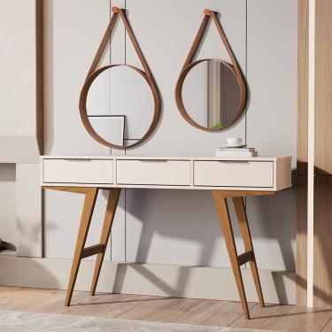 Imagem de Bancada Aparador 3 Gaveta Cália Perola