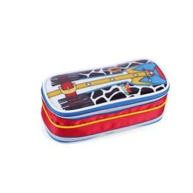 Imagem de Estojo Duplo Cowboy Infantil Escolar Meninos Organizador - Denlex