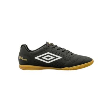 Imagem de Chuteira Umbro Neo Striker Futsal Masculino Preto Branco, Preto, Doura