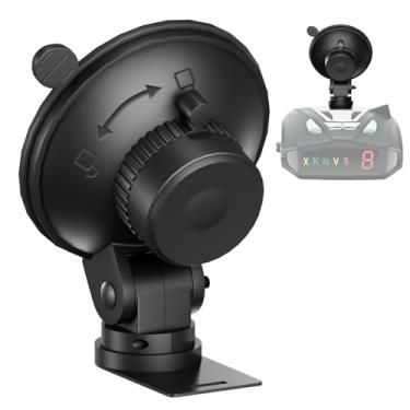 Imagem de XSYALRHE Suporte de radar Cobra, suporte de ventosa para para-brisa e painel, compatível com detectores iRadar ESD SPX RAD 450 480i 380 7800BT