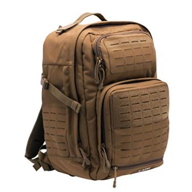 Imagem de Mochila tática LAPG Atlas 24 horas para homens e mulheres, mochila grande para caminhadas, acampamento, insetos, bolsa de equipamento de sobrevivência, Coiote, 20" x 16" x 10", Caminhadas