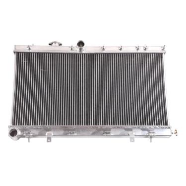 Imagem de POWERSR Radiador serve para Subaru Impreza 2002-2007 WRX STI RS TS 2.0 2.5L Outback Sport Wagon 4 portas 2 fileiras alumínio 34.3 cm* 69.8 cm