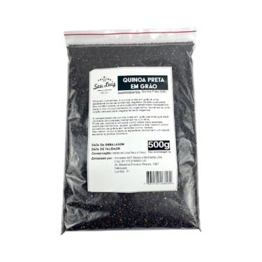 Imagem de Quinoa Preta Peruana Premium em Grão 500g – Armazém Seu Luiz
