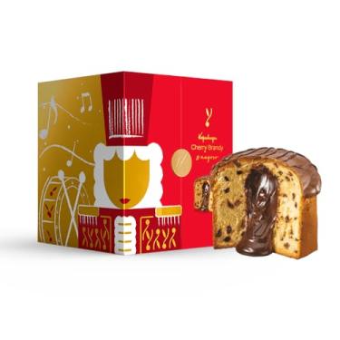 Imagem de Kopenhagen Panettone Exagero Cherry Brandy, Chocolate ao Leite com Recheio de Cereja, Decorado com Chocolate Amargo, 1,340KG