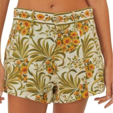 Imagem de Short Farm Sarja Estampado Abacaflor-Feminino
