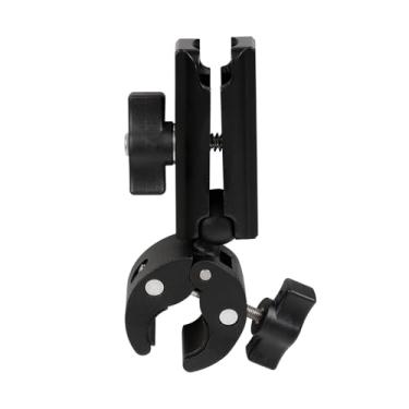 Imagem de Leenconghui Adaptador de esfera de 2,5 cm para base de montagem de braçadeira de guidão com braço de soquete duplo de 9 cm, compatível com suportes RAM tamanho B e suporte de celular de motocicleta