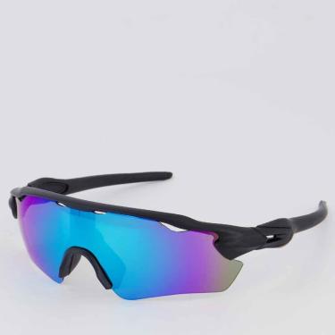 Imagem de Óculos de Sol Hang Loose Sport Preto e Azul-Unissex