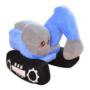 Imagem de Shakven Pelúcia para escavadeira, brinquedo de escavadeira de pelúcia,Peluches fofinhos pequenos - Boneca de 10 polegadas, bonecos de pelúcia, brinquedo de carro de desenho animado para sala de estar,