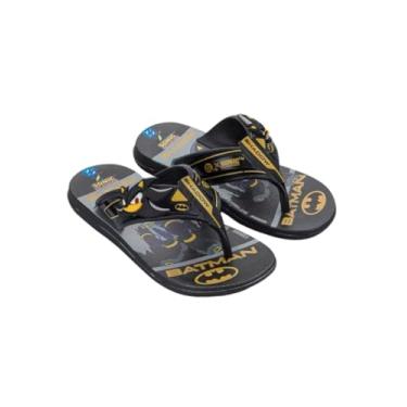 Imagem de Chinelo de Dedo Infantil Sonic e DC Race Heroes Super Flop Grendene Kids Preto Cinza ou Azul (Preto, BR, Criança de 1 a 3 anos, Numérico, 26)