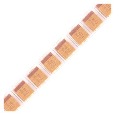 Imagem de Acessórios eletrônicos 100pcs SMD Capacitor de tântalo 100UF 6,3V 6V B 3528 TEESVB20J107M8R Circuito de controle
