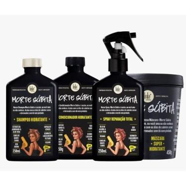 Imagem de Kit Lola Morte Súbita com Shampoo, Condicionador, Spray e Mascara  Hid