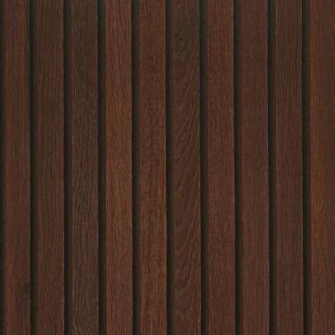 Imagem de FunStick Papel de parede de ripas de madeira marrom 91,4 x 508 cm descasque e cole